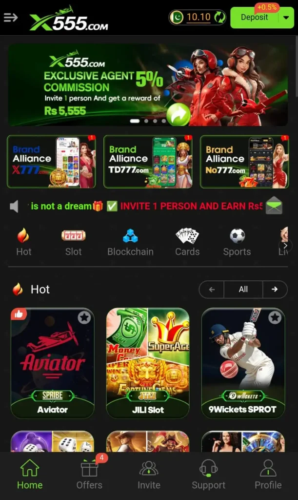 X555 Game Earning App In Pakistan
